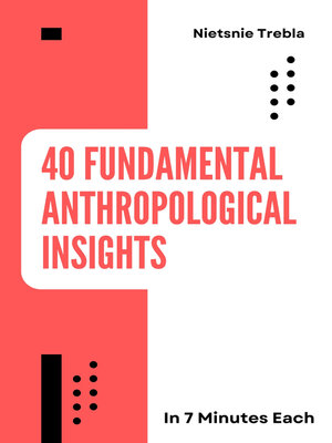 cover image of 40 Fundamental Anthropological Insights in 7 Minutes Each